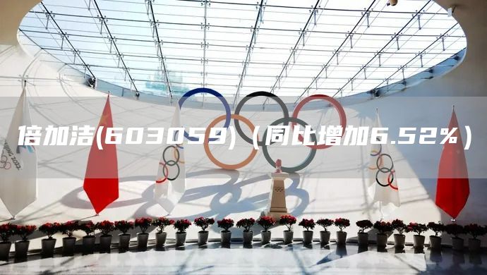 倍加潔(603059)（同比增加6.52%）(圖1)