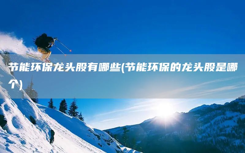 節(jié)能環(huán)保龍頭股有哪些(節(jié)能環(huán)保的龍頭股是哪個)(圖1)